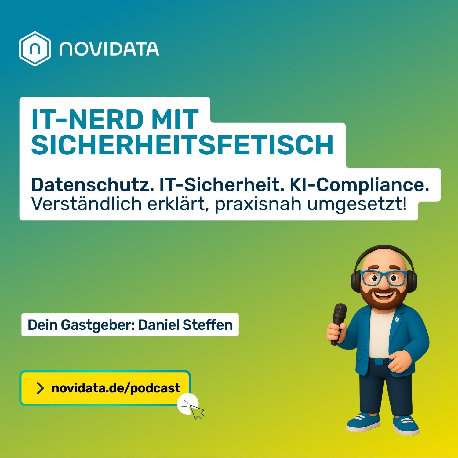 NOVIDATA Podcast - IT-Nerd mit Sicherheitsfetisch